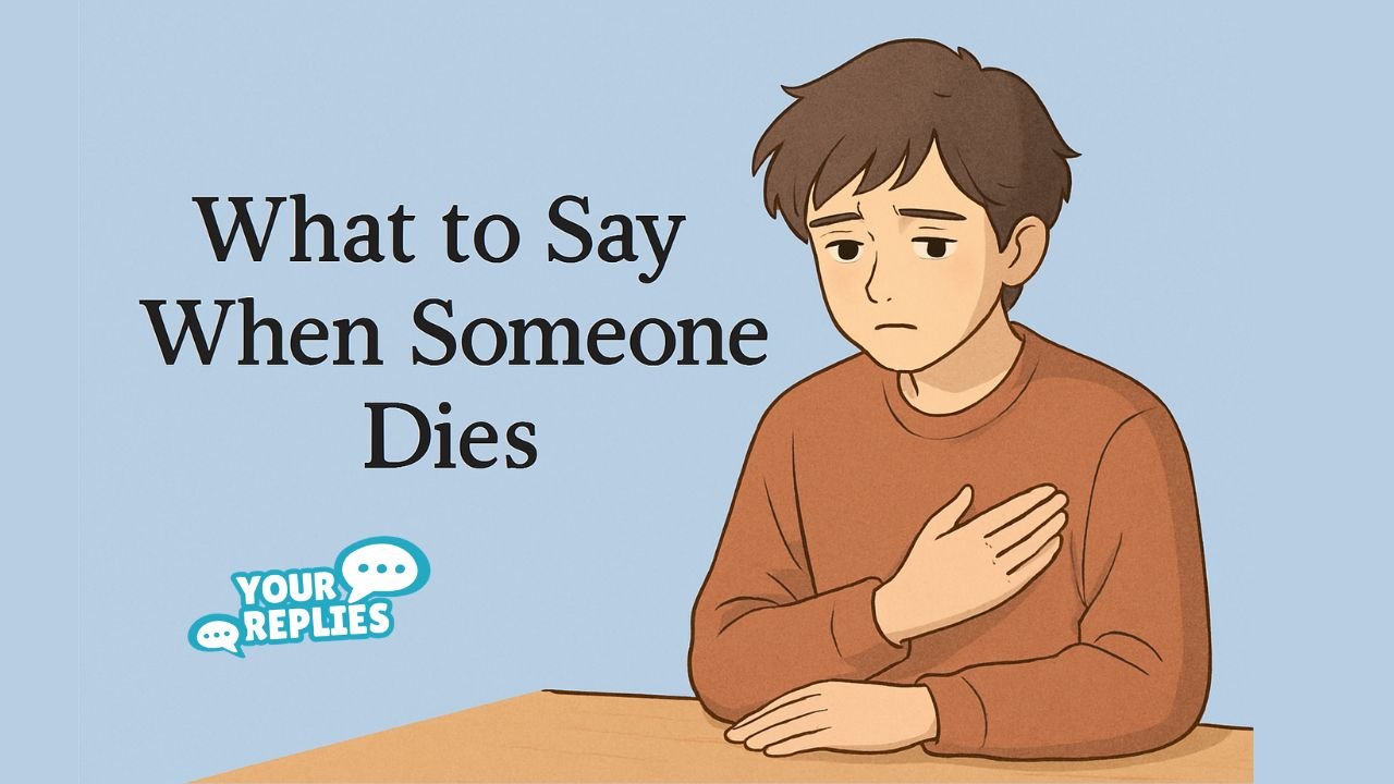 What to Say When Someone Dies (Do’s, Don’ts & Examples)