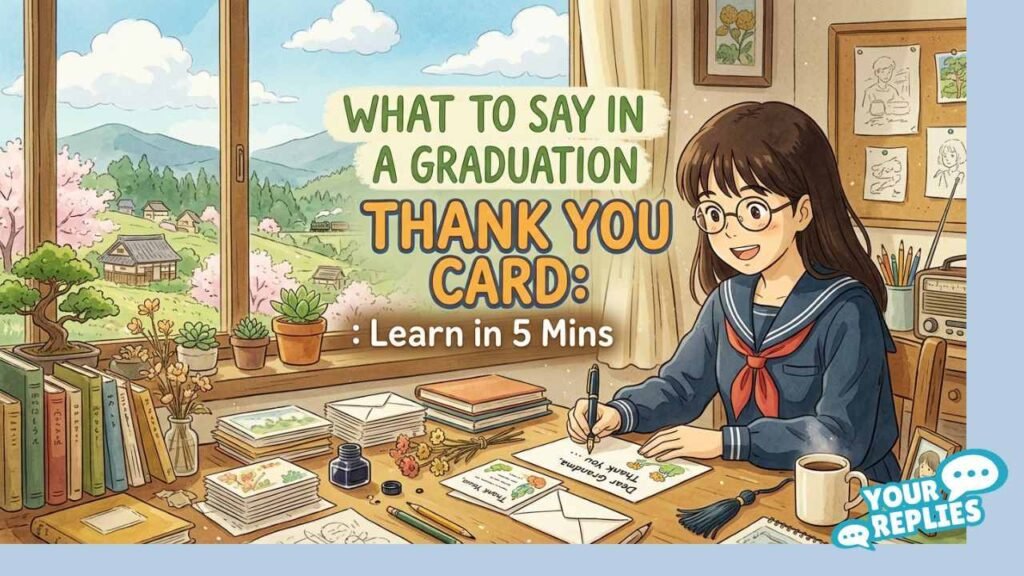 What to Say in a Graduation Thank You Card