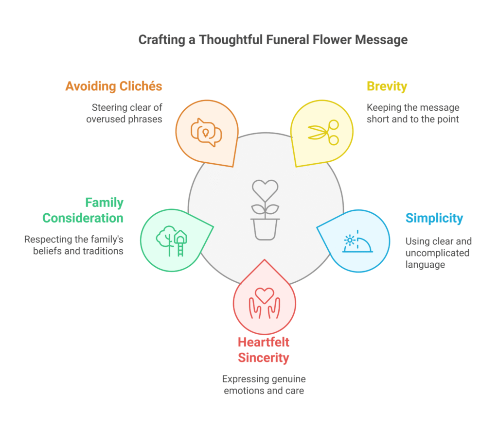 What to Say on Funeral Flowers (Simple Sympathy Message Ideas)