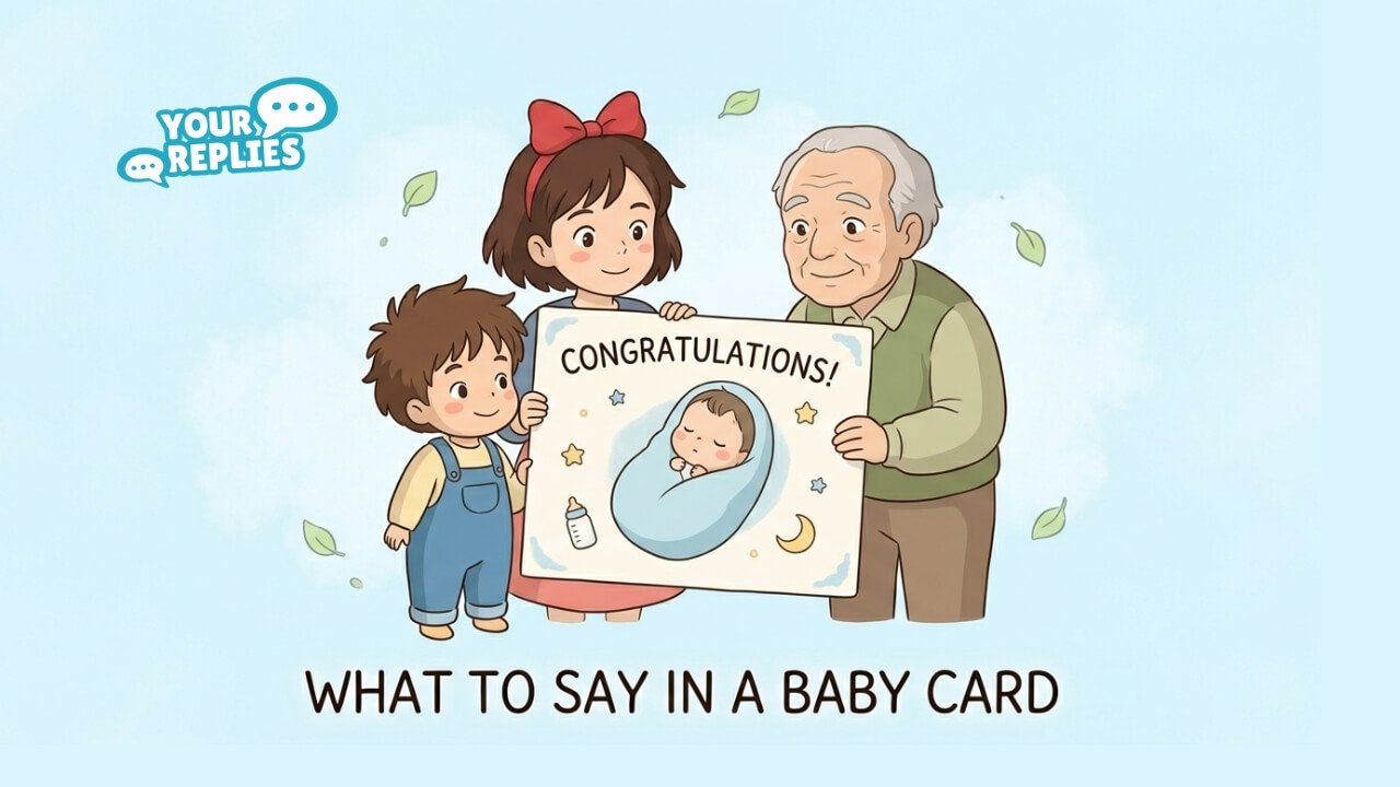 what to say in a baby card